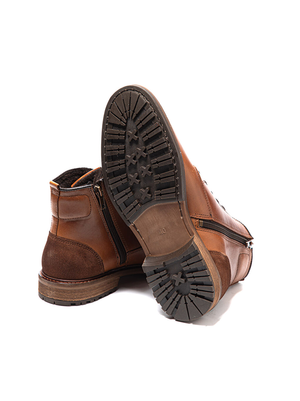Kahverengi Erkek Bot 1179 010 WK-John May Orkut Suede Cognac-4