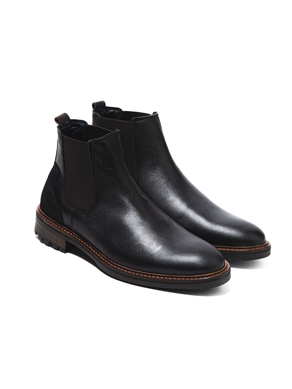 Siyah Erkek Bot 1124 005 WK-John May Orkut Suede Black-2