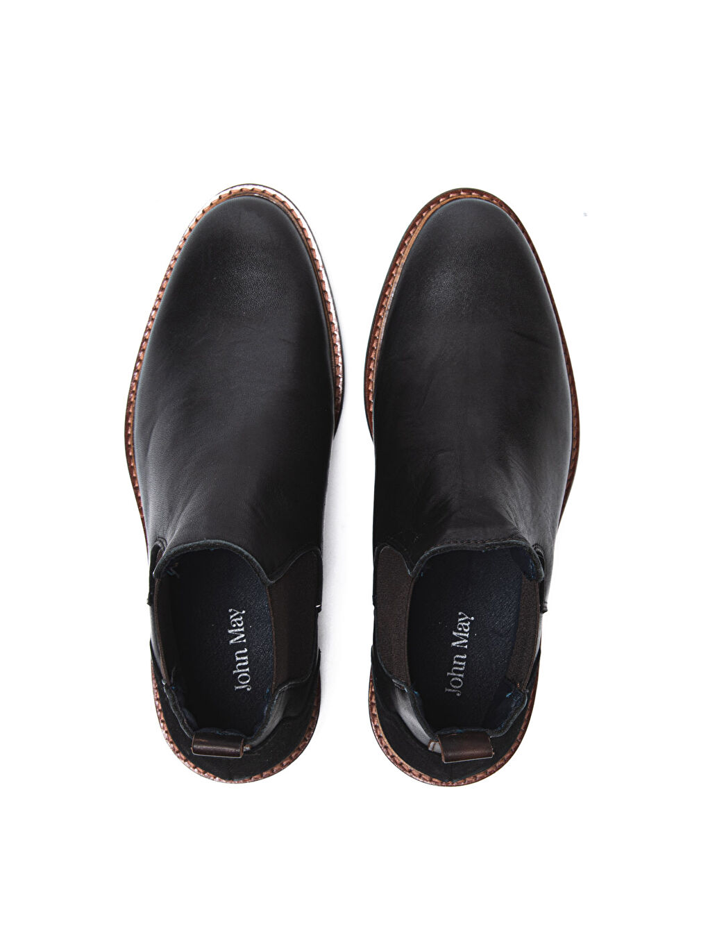 Siyah Erkek Bot 1124 005 WK-John May Orkut Suede Black-6