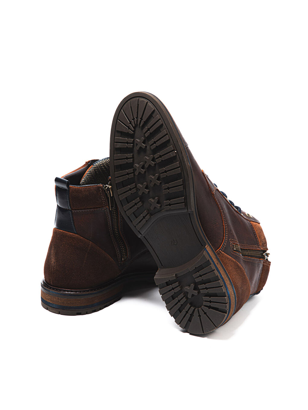 Kahverengi Erkek Bot 1041 021 WK-John May Orkut Suede Cognac-4