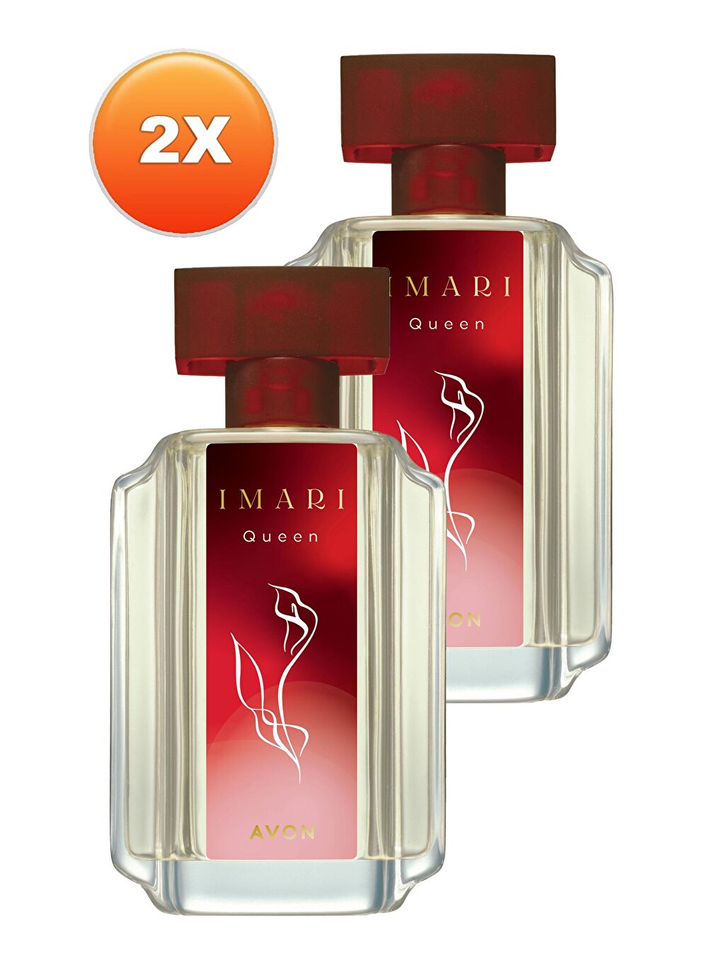 AVON Renksiz Imari Queen Kadın Parfüm Edt 50 Ml. İkili Set - 1