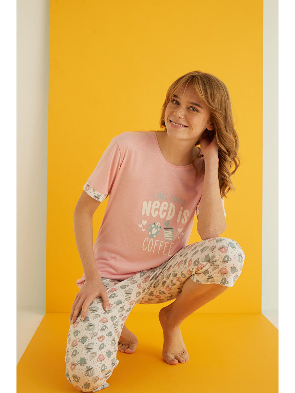 Pembe Viskon Kapri Takım 7043-10