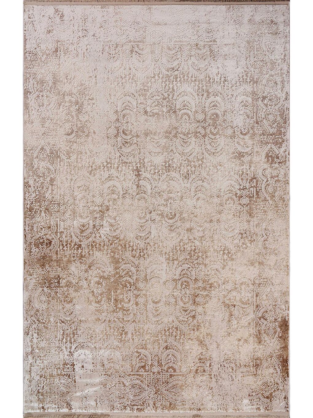 Bej Granada 6003 Akrilik Modern Dokuma Halı-100x300-2