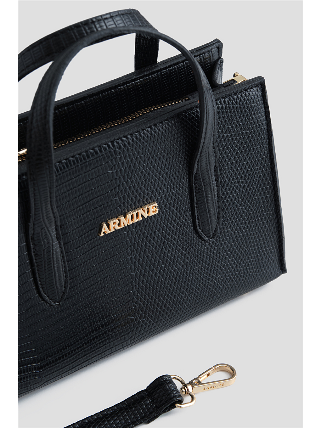 Croco Çanta Siyah-2