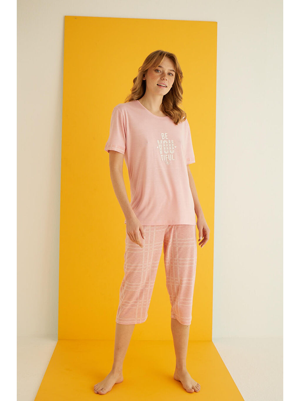 Pembe Viskon Kapri Takım 7043-16-1