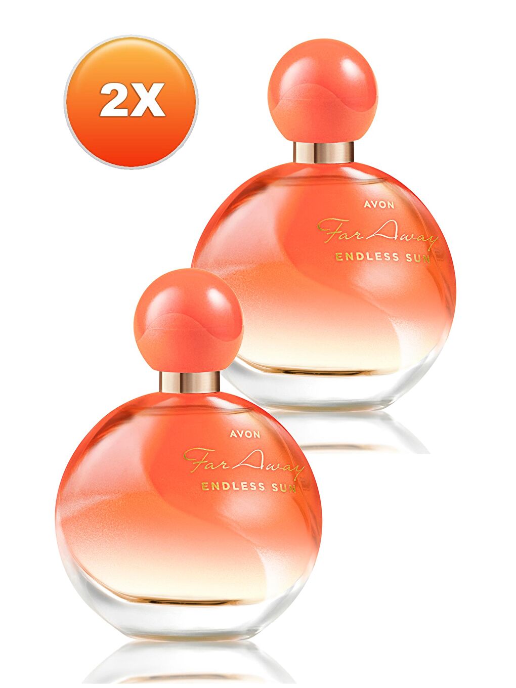 AVON Renksiz Far Away Endless Sun Kadın Parfüm Edp 50 Ml. İkili Set - 1