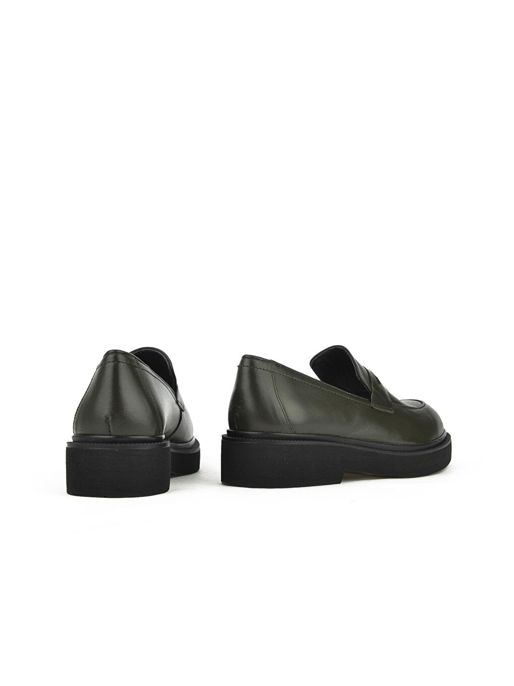 Kadın Hakiki Deri Günlük Ayakkabı 1331022Z1988 Haki-2