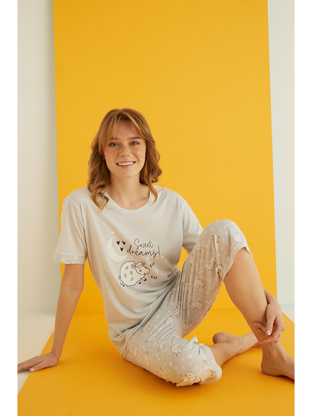 Mavi Viskon Kapri Takım 7043-13-1