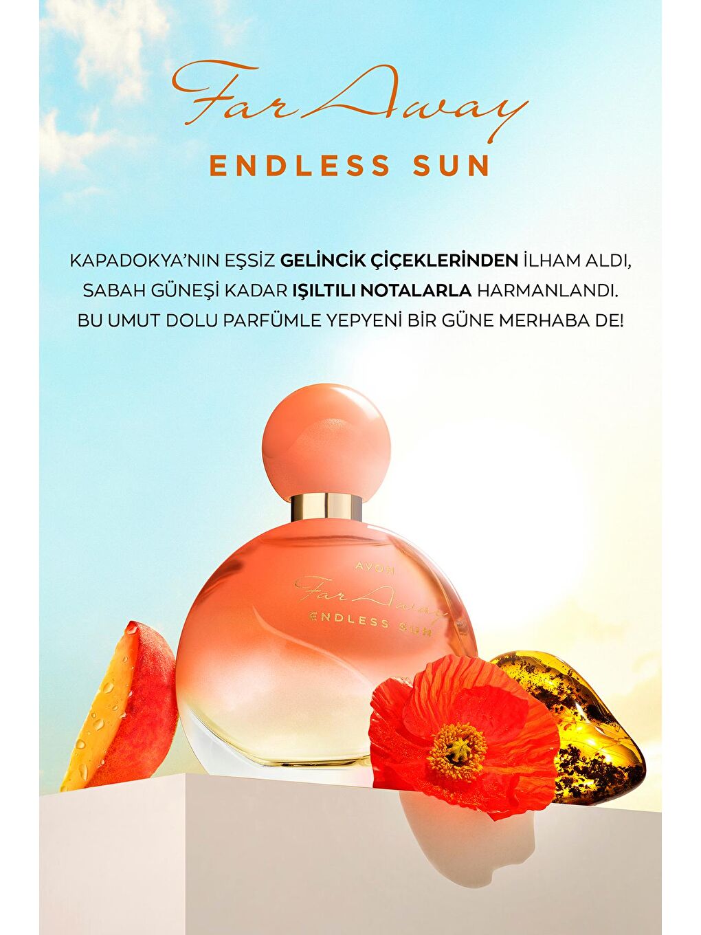 AVON Renksiz Far Away Endless Sun Kadın Parfüm Edp 50 Ml. İkili Set - 4