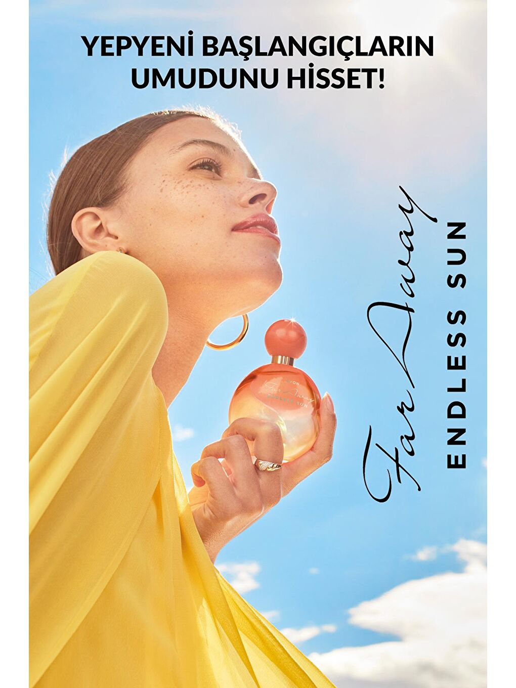 AVON Renksiz Far Away Endless Sun Kadın Parfüm Edp 50 Ml. İkili Set - 5