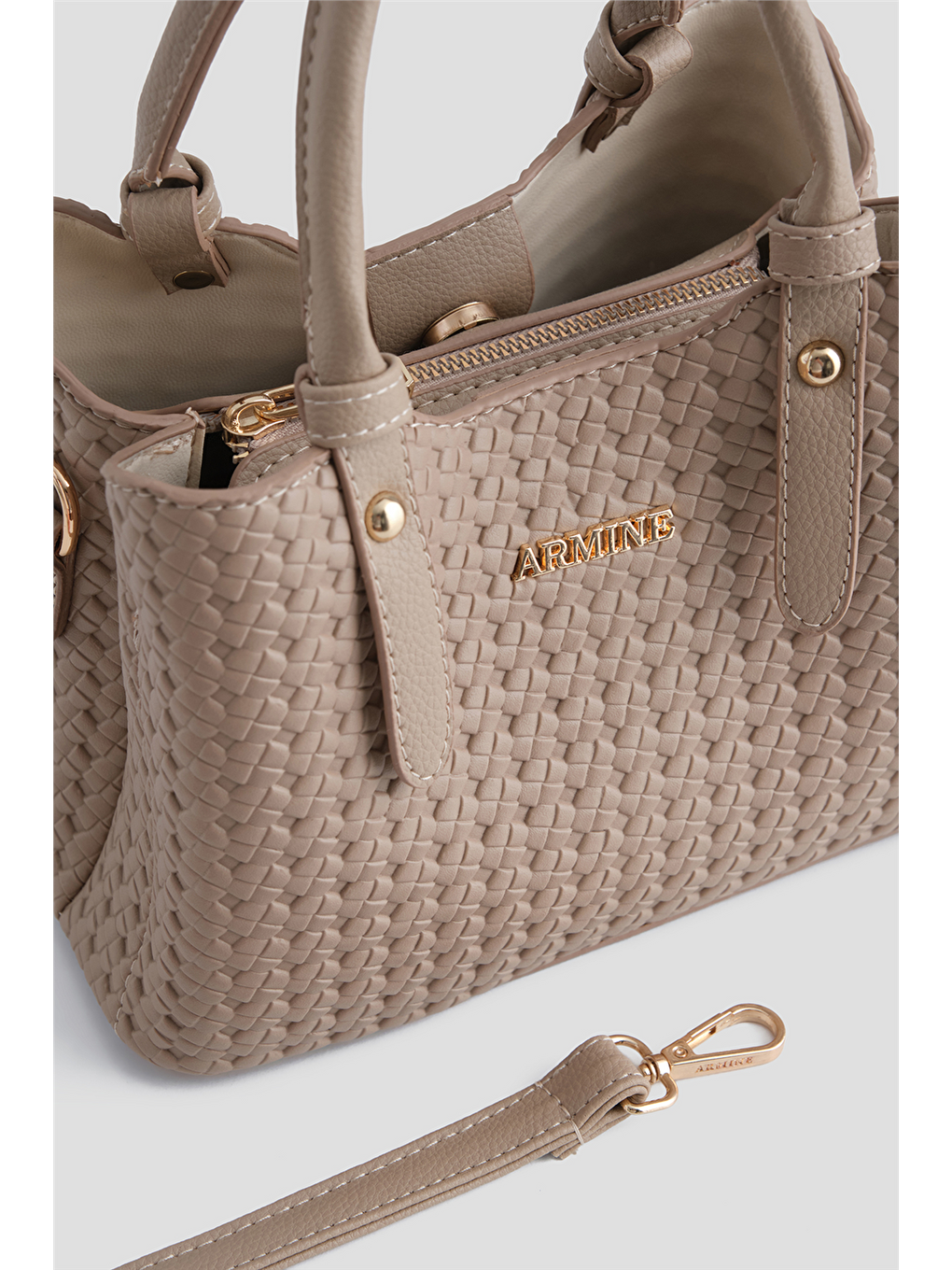 Bej Çanta Örgü 25Yd7416 Vizon-2