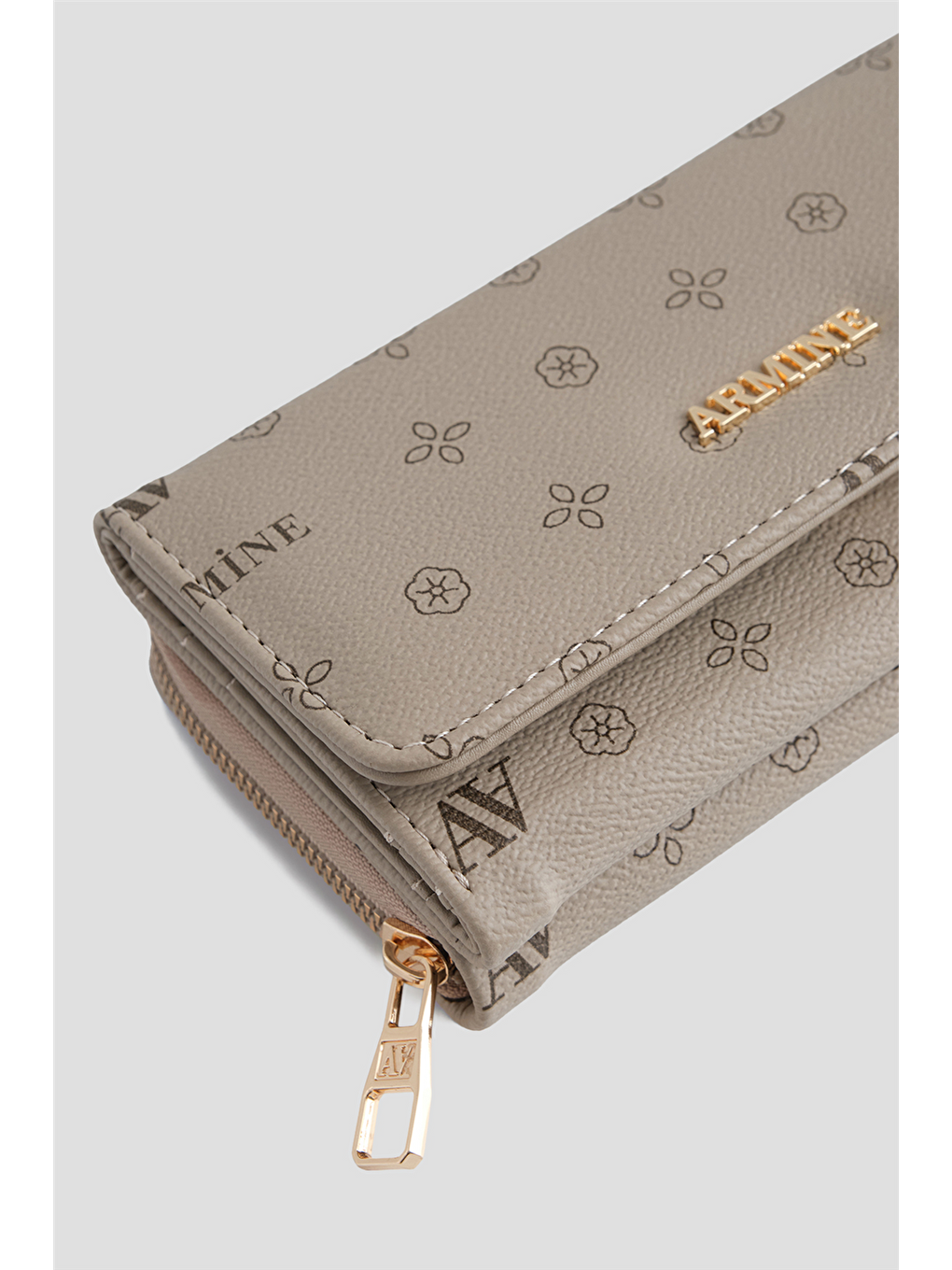 Bej El Çantası Baskılı 25Yd7013 Vizon-3