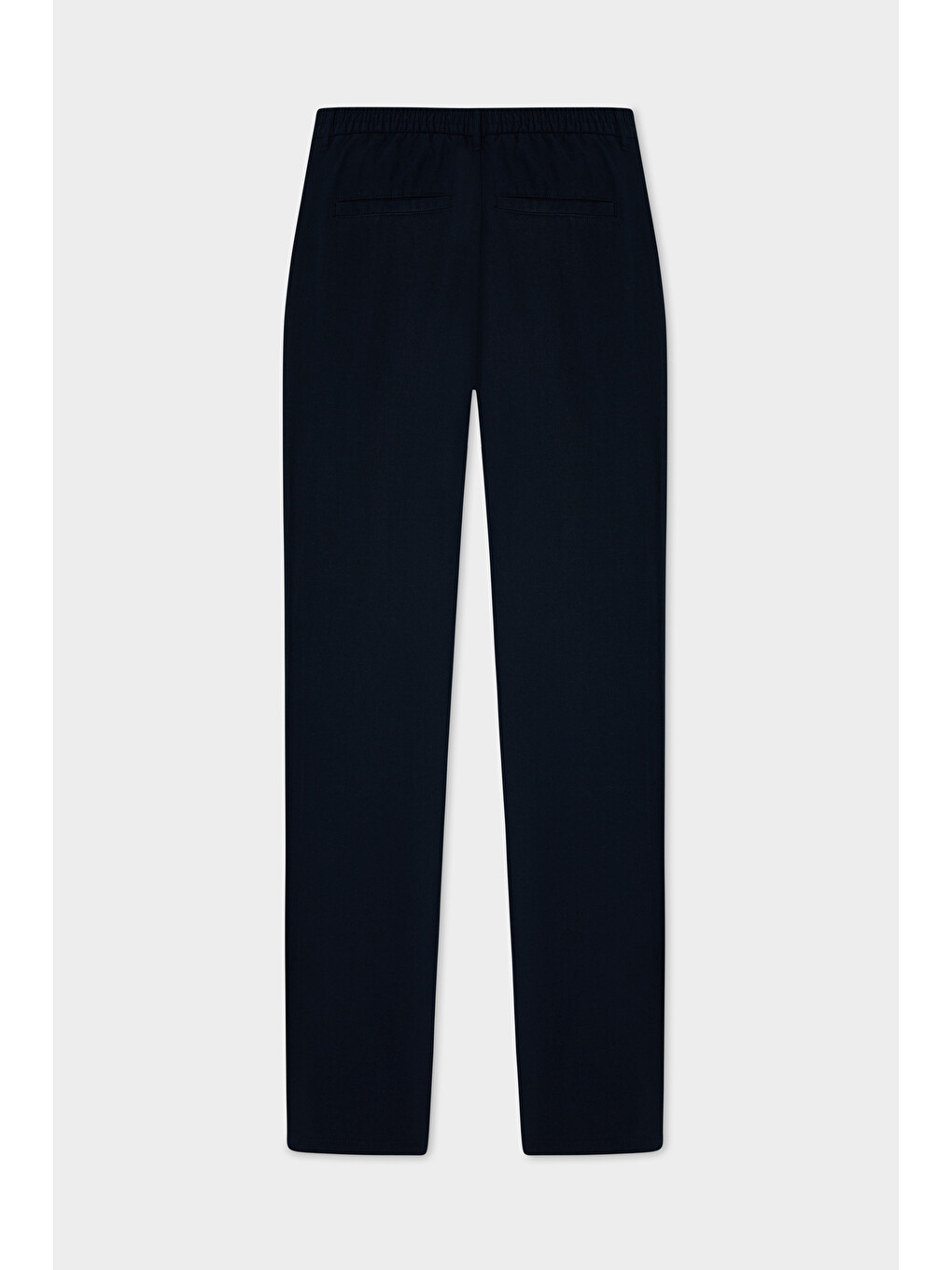 Comfort Fit Lacivert Keten Karışımlı Chino Pantolon-6
