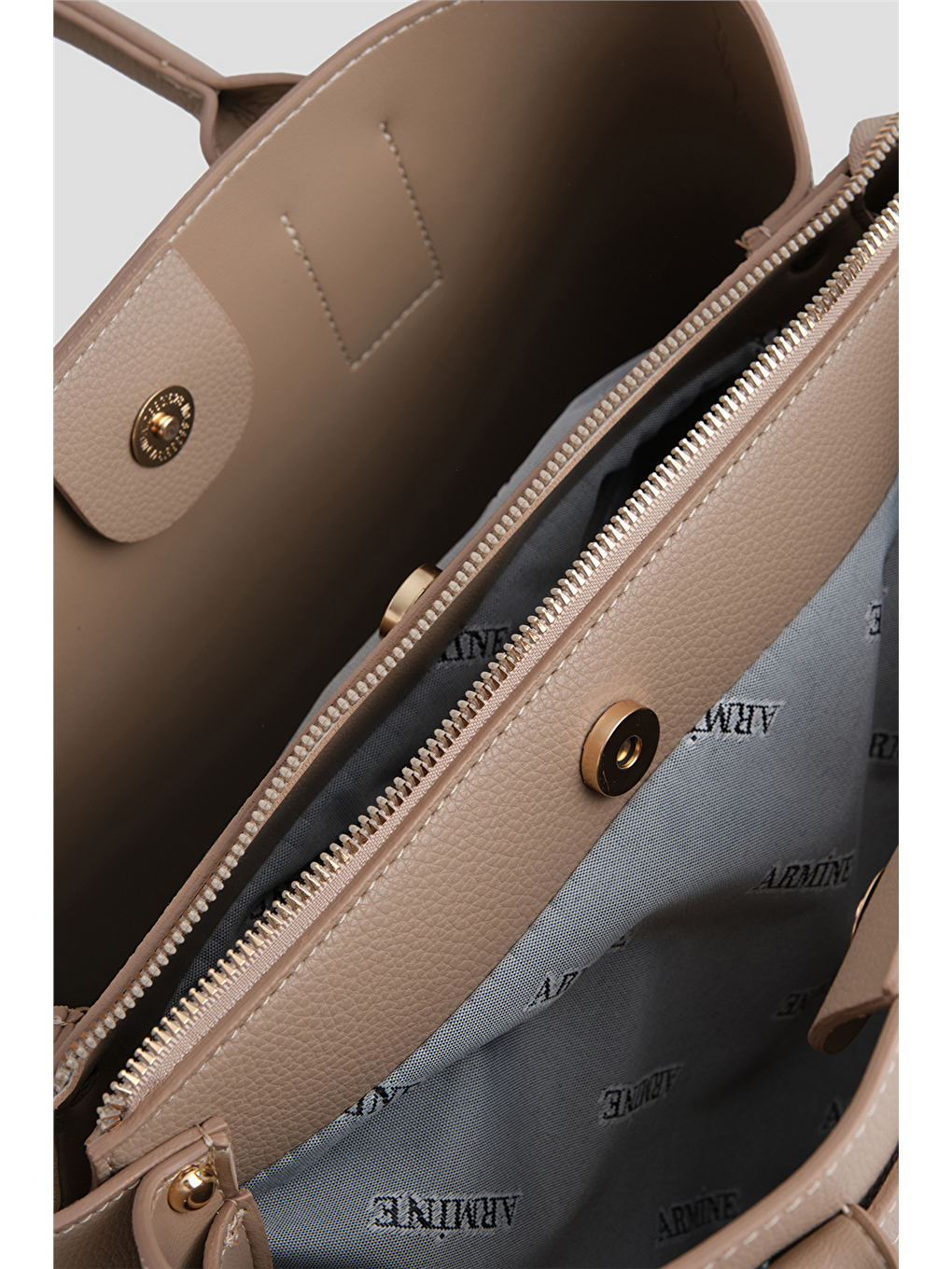 Bej Pia Çanta Vizon-3