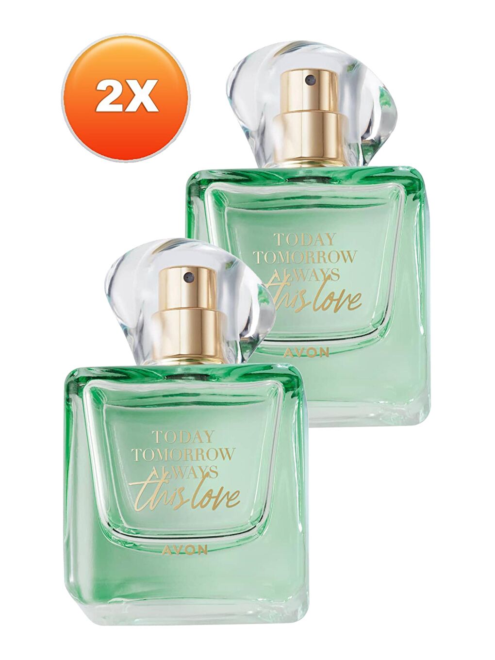 AVON Renksiz TTA This Love Kadın Parfüm Edp 50 Ml. İkili Set - 1