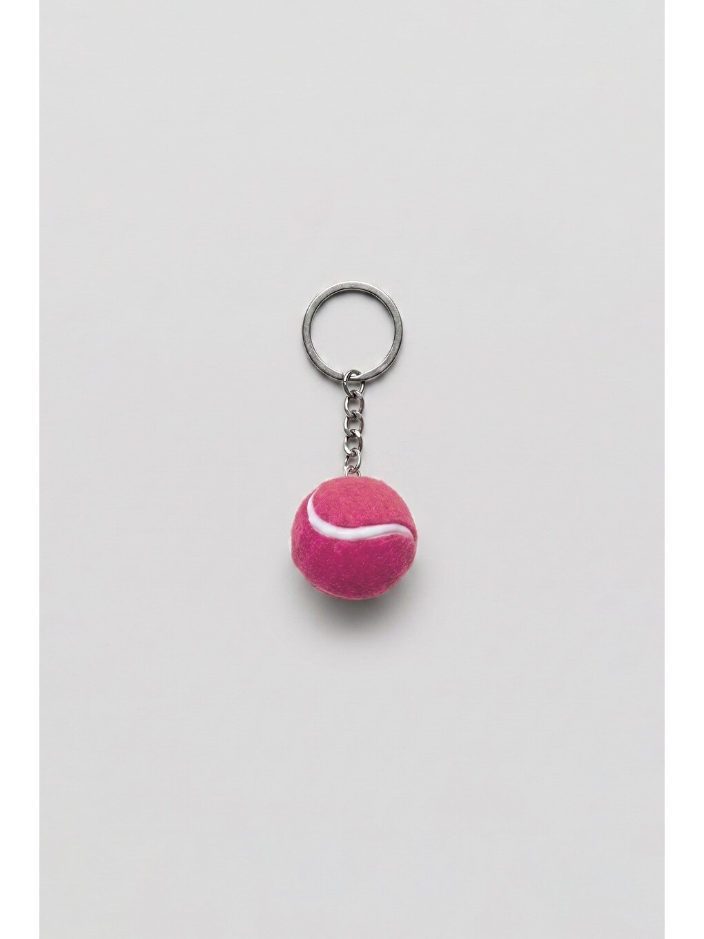 Unisex Tenis Topu Anahtarlık Pembe