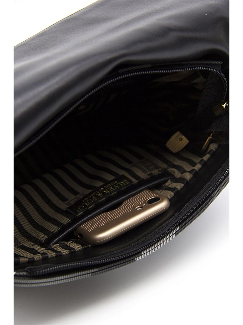 Siyah Kadın 963-35911 SILVER POLO ÇAPRAZ ÇANTA MK129 SİYAH-MAT SİYAH-7