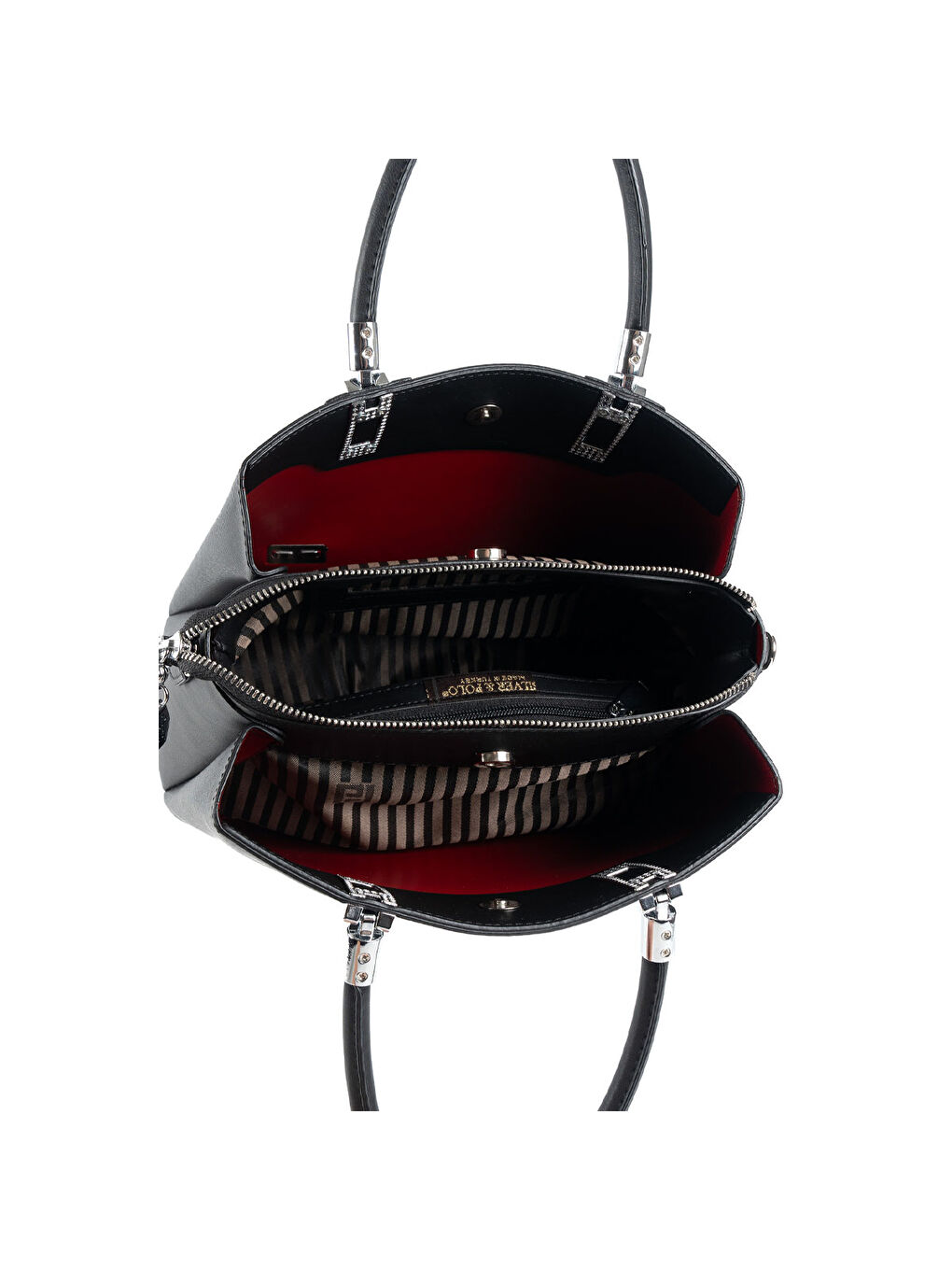 Kahverengi Kadın Omuz Çantası 1000-47916 SILVER POLO BAYAN ÇANTASI MK85 KOYU KAHVE-MAT KAHVE-5