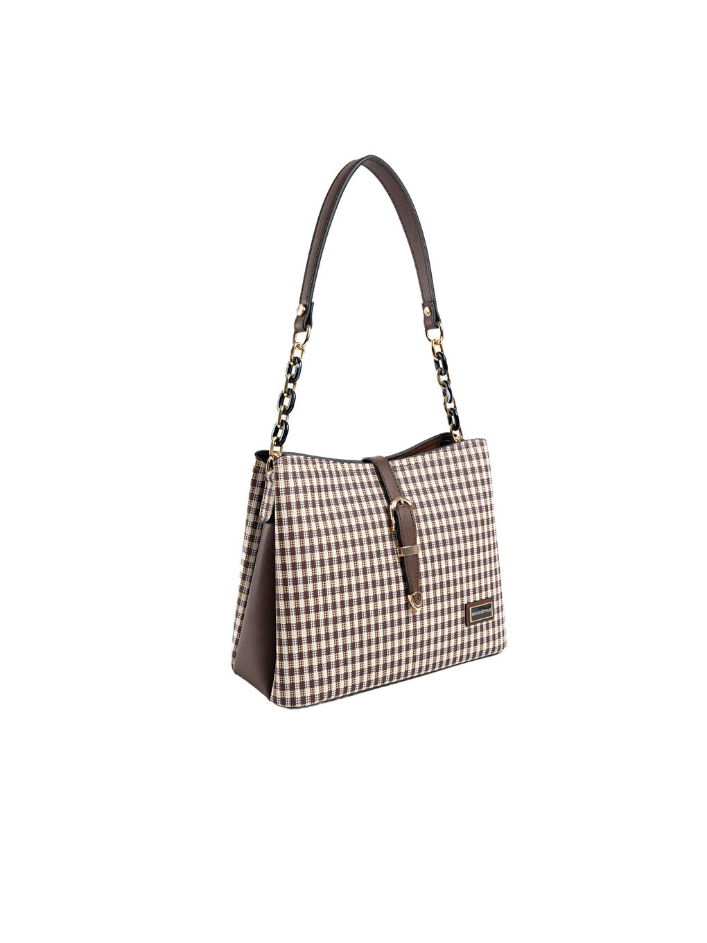 Kahverengi Kadın Omuz Çantası 974-47811 SILVER POLO BAYAN ÇANTASI M191 KAHVE SARI-MAT KAHVE-2