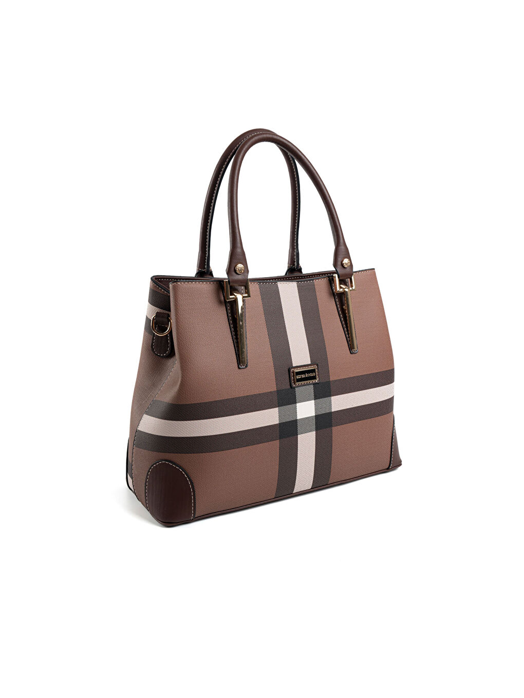 Kahverengi Kadın Omuz Çantası 667-47398 SILVER POLO BAYAN ÇANTASI MK85 KOYU KAHVE-MAT KAHVE-1