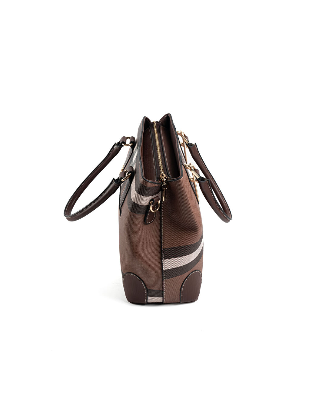 Kahverengi Kadın Omuz Çantası 667-47398 SILVER POLO BAYAN ÇANTASI MK85 KOYU KAHVE-MAT KAHVE-2