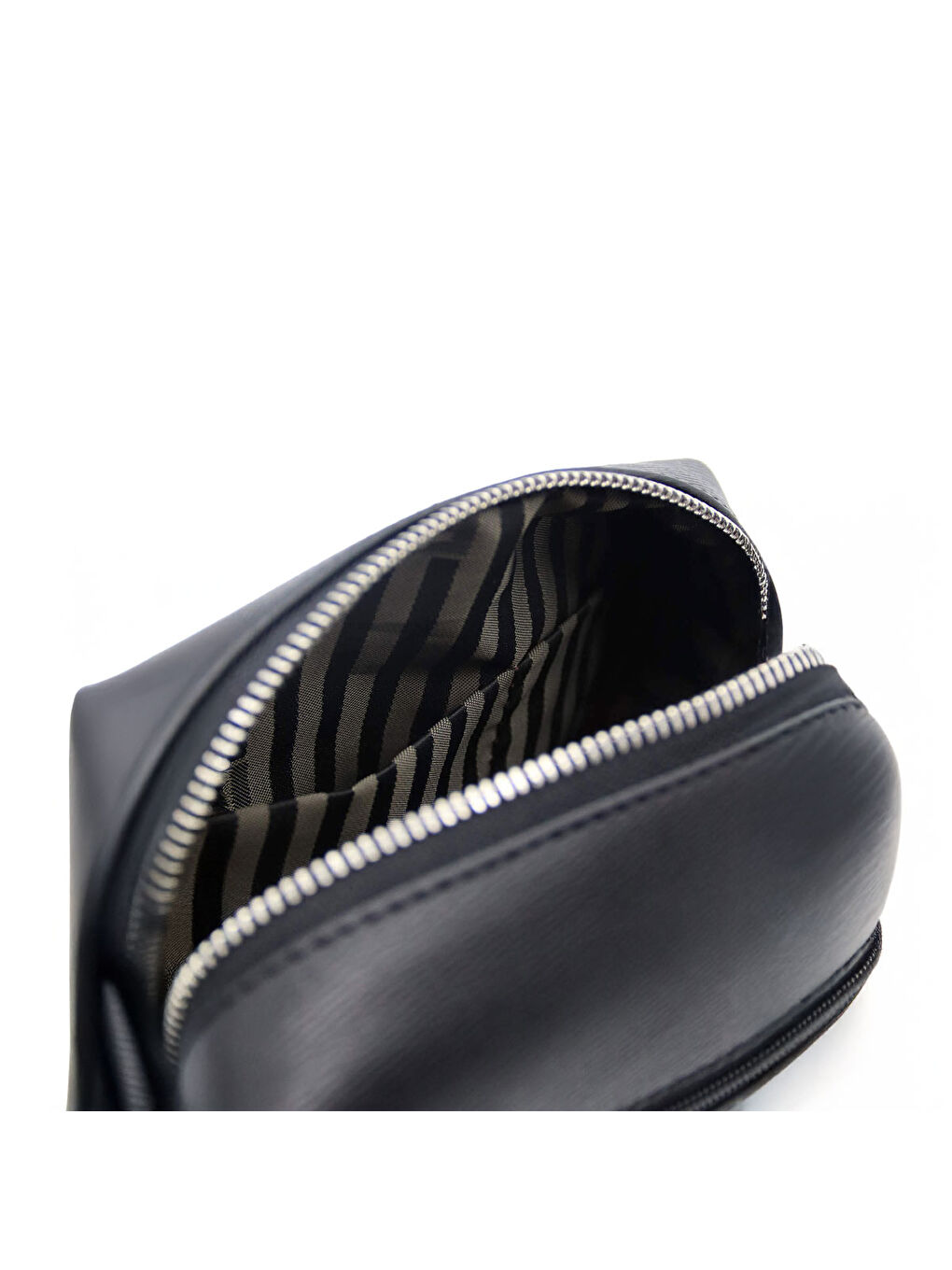 Siyah Kadın Çapraz Çanta 1038-38069 SILVER POLO ÇAPRAZ BAYAN ÇANTASI M86 SİYAH-MAT SİYAH-7