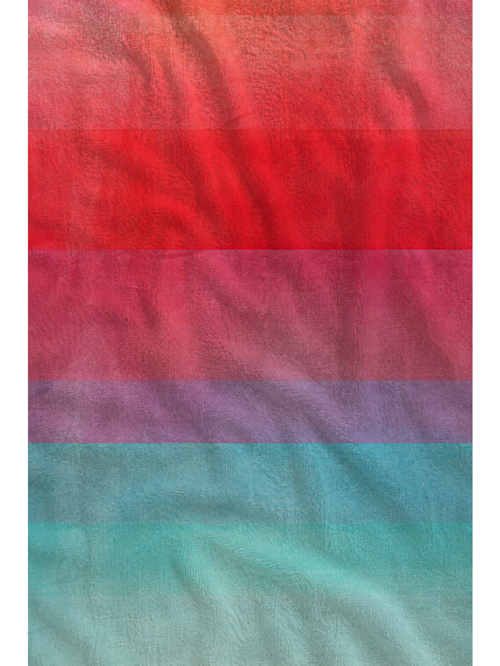 Milbay Grup Yeşil Batımı Degrade Çizgili Desenli 70x150 Cm Dijital Plaj Ve Banyo Havlusu-18194-1