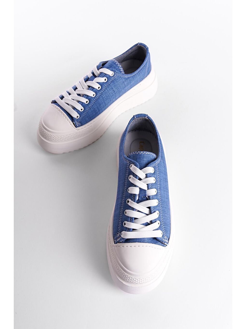 Mavi Bayan Sneaker Spor Ayakkabı-3