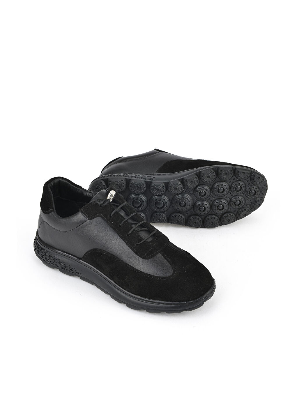 Kadın Hakiki Deri Sneaker 143992ZN2003 Siyah-1