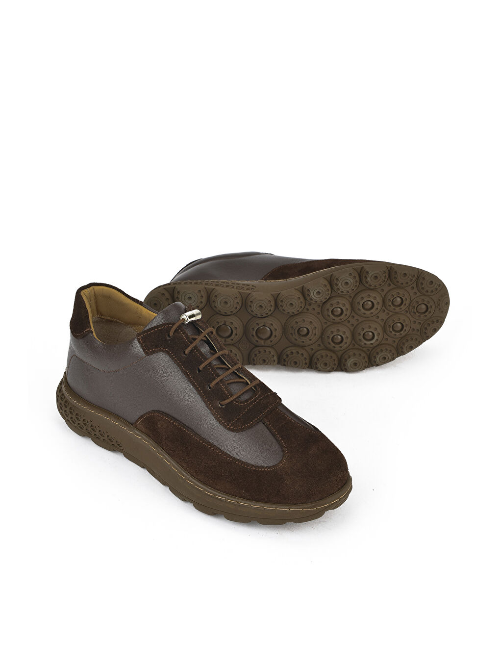 Kahverengi Kadın Hakiki Deri Sneaker 143992ZN2003 Kahve-1