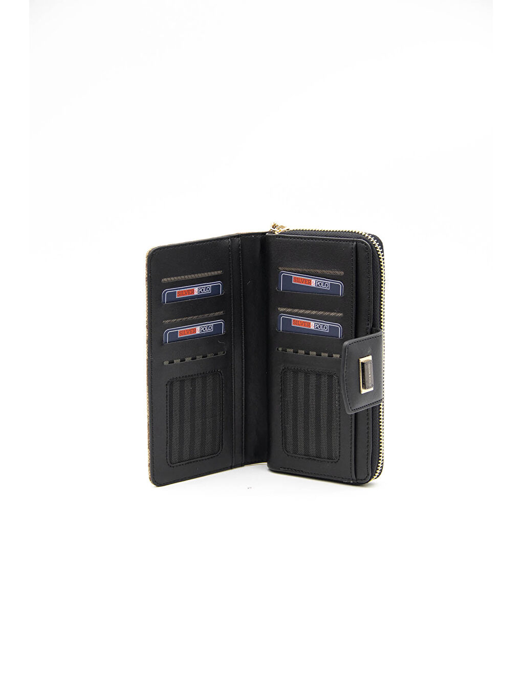 Bej Kadın Cüzdan & Kartlık 928-41407 BAYAN CÜZDAN M169 KOYU BEJ-NOVA SİYAH-2