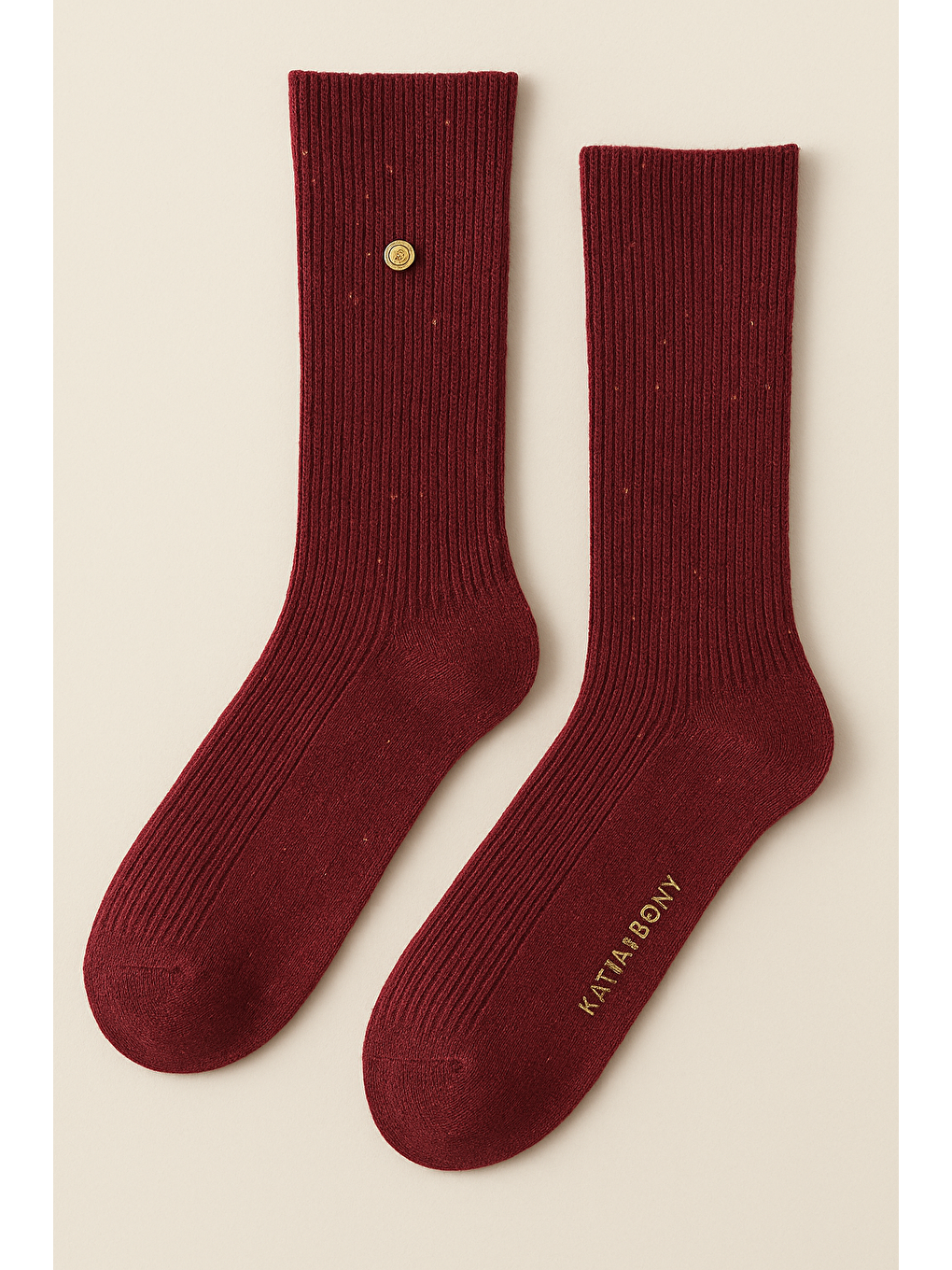 Erkek Yün Soket Çorap Kırmızı