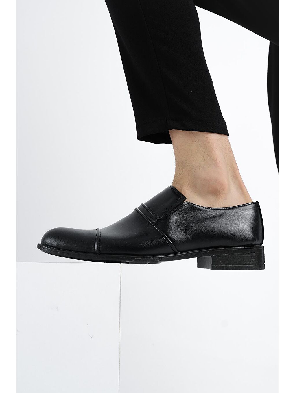 Siyah Gvn 021 Erkek Klasik Ayakkabı-1