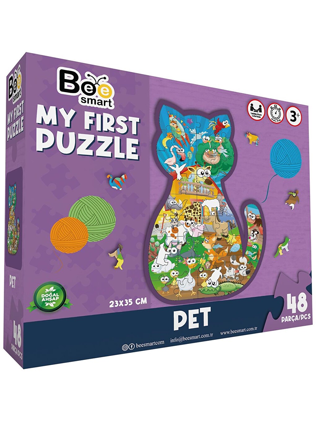 Hayvan Eşleştirmeli Puzzle - Standart-1