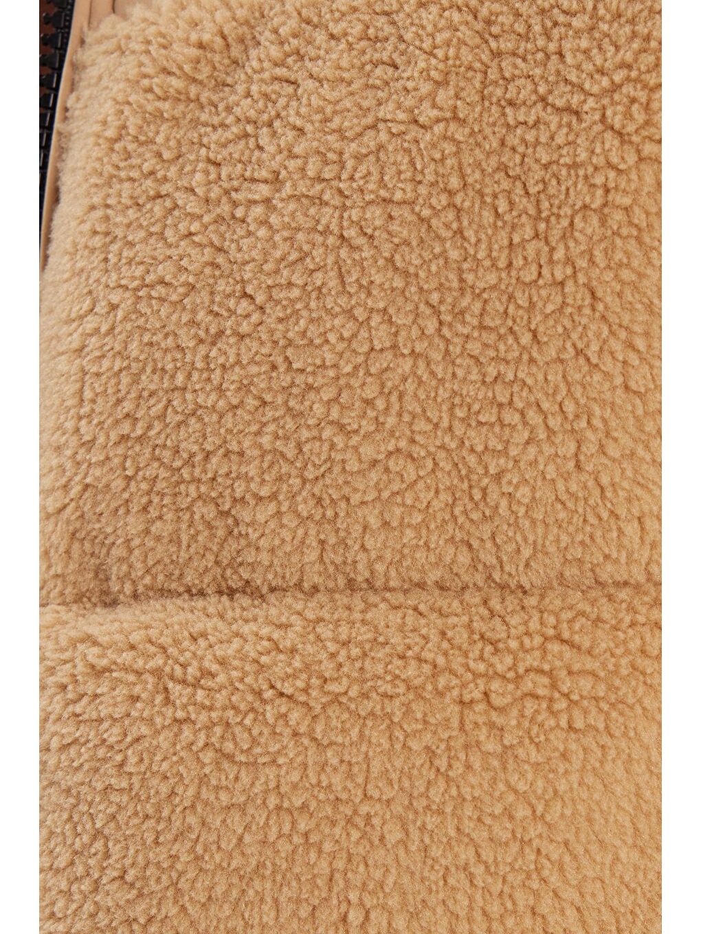 Bej Erkek Regular Fit Klasik Kesim Kürk Detaylı Dik Yaka Çift Cepli Sıcak Tutan Taş Yelek-5