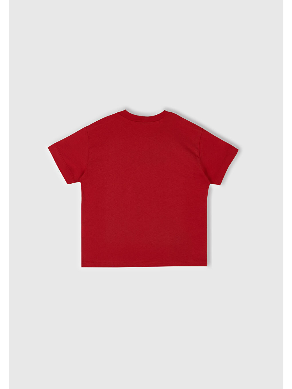 Erkek Çocuk Kırmızı Grafik Baskılı Kısa Kollu T-Shirt-2