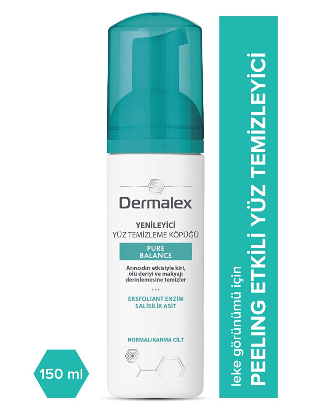 Dermalex Renksiz Pure Balance Karma Ciltler Için Temel Bakım Seti - 5