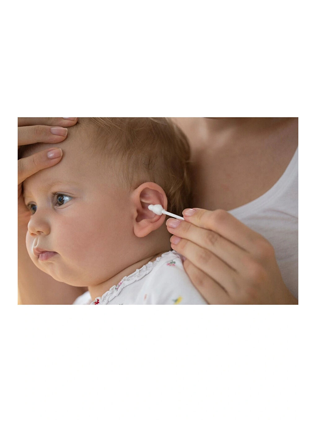 Güvenli Bebek Kulak & Burun Çubuğu - 60 Adet-1