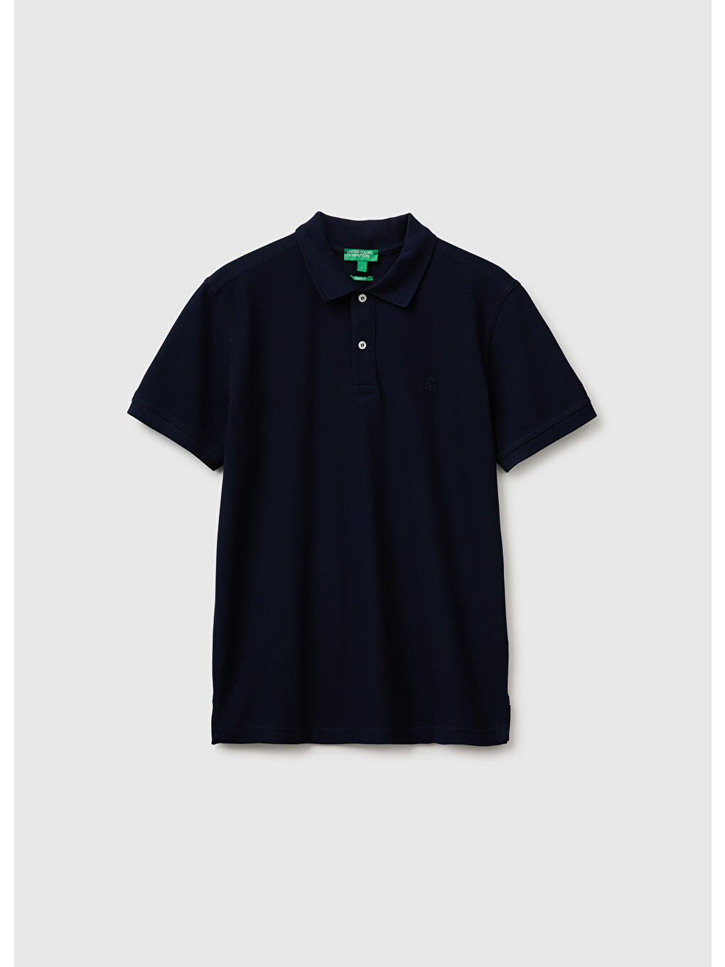 Erkek Mavi Regular Fit Kısa Kollu Polo T-shirt