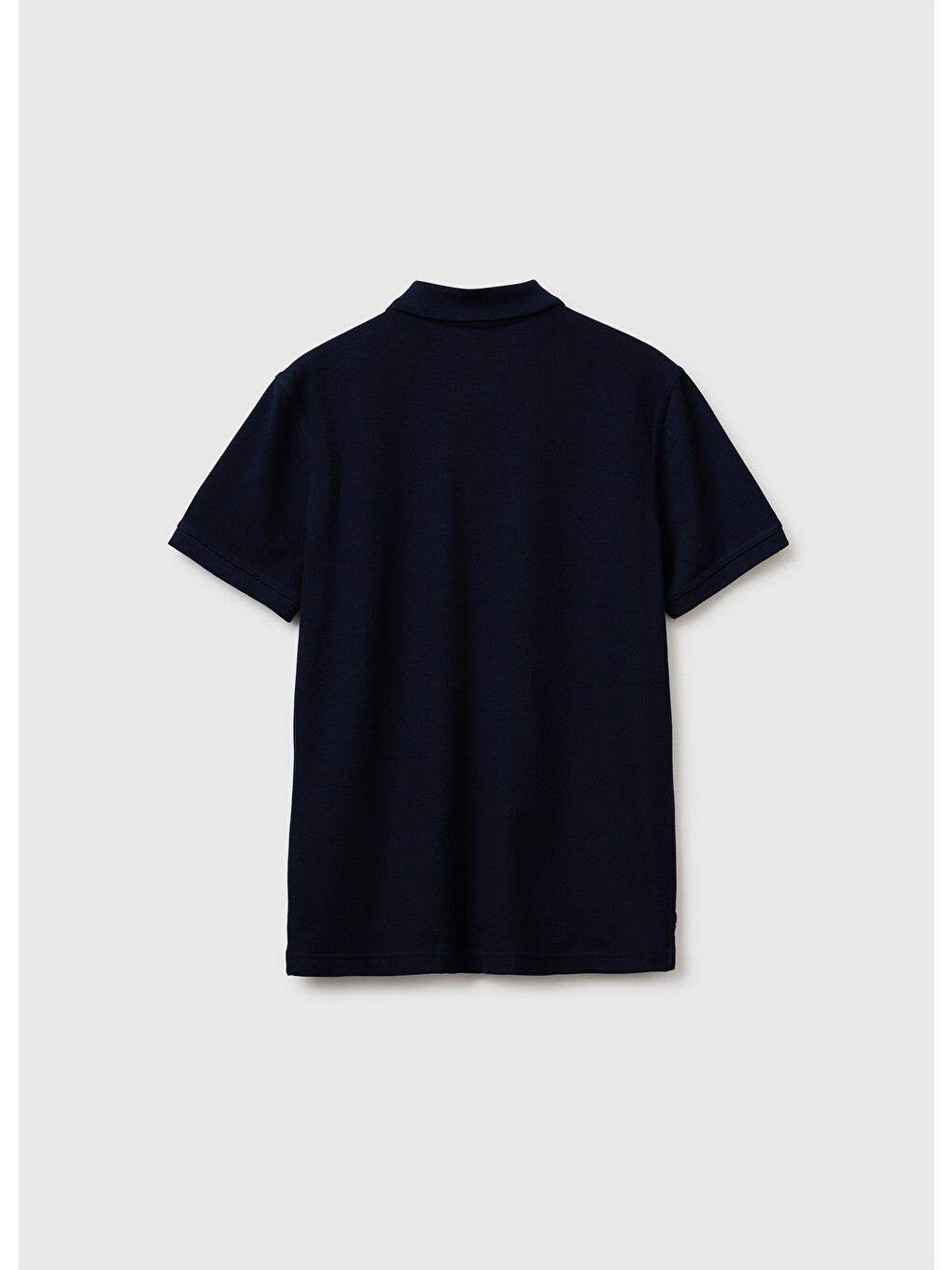 Erkek Mavi Regular Fit Kısa Kollu Polo T-shirt-1