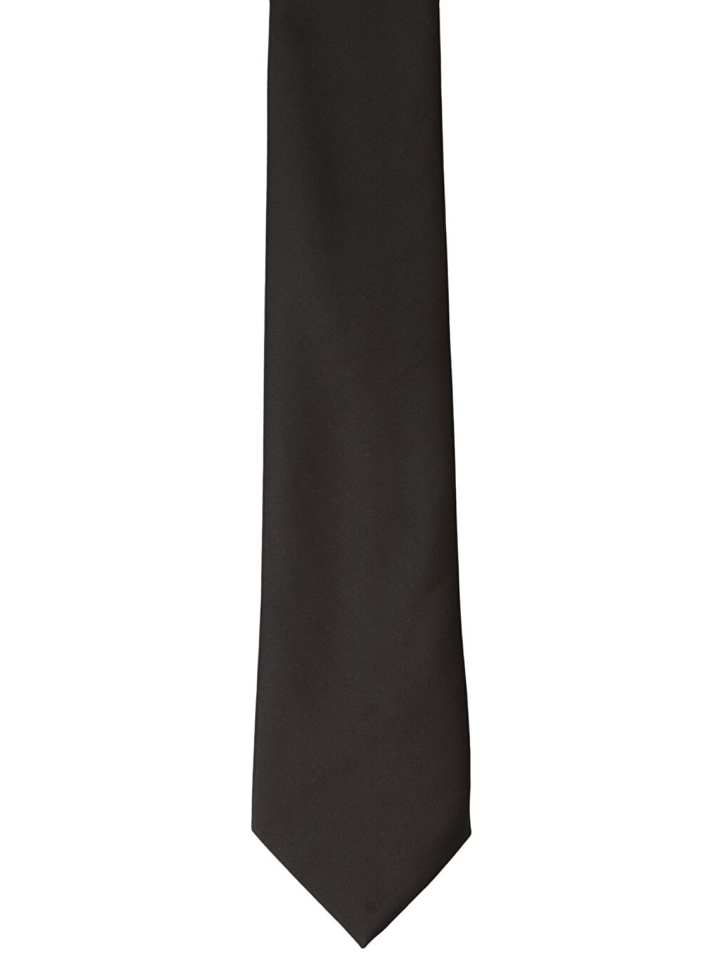 Erkek Siyah Düz Siyah Kravat-1
