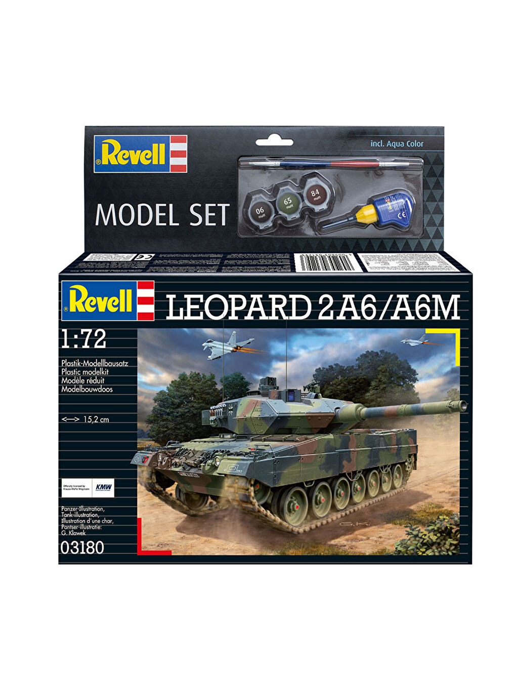Model Set Askeri Leopard 2A6/A6M 63180-1