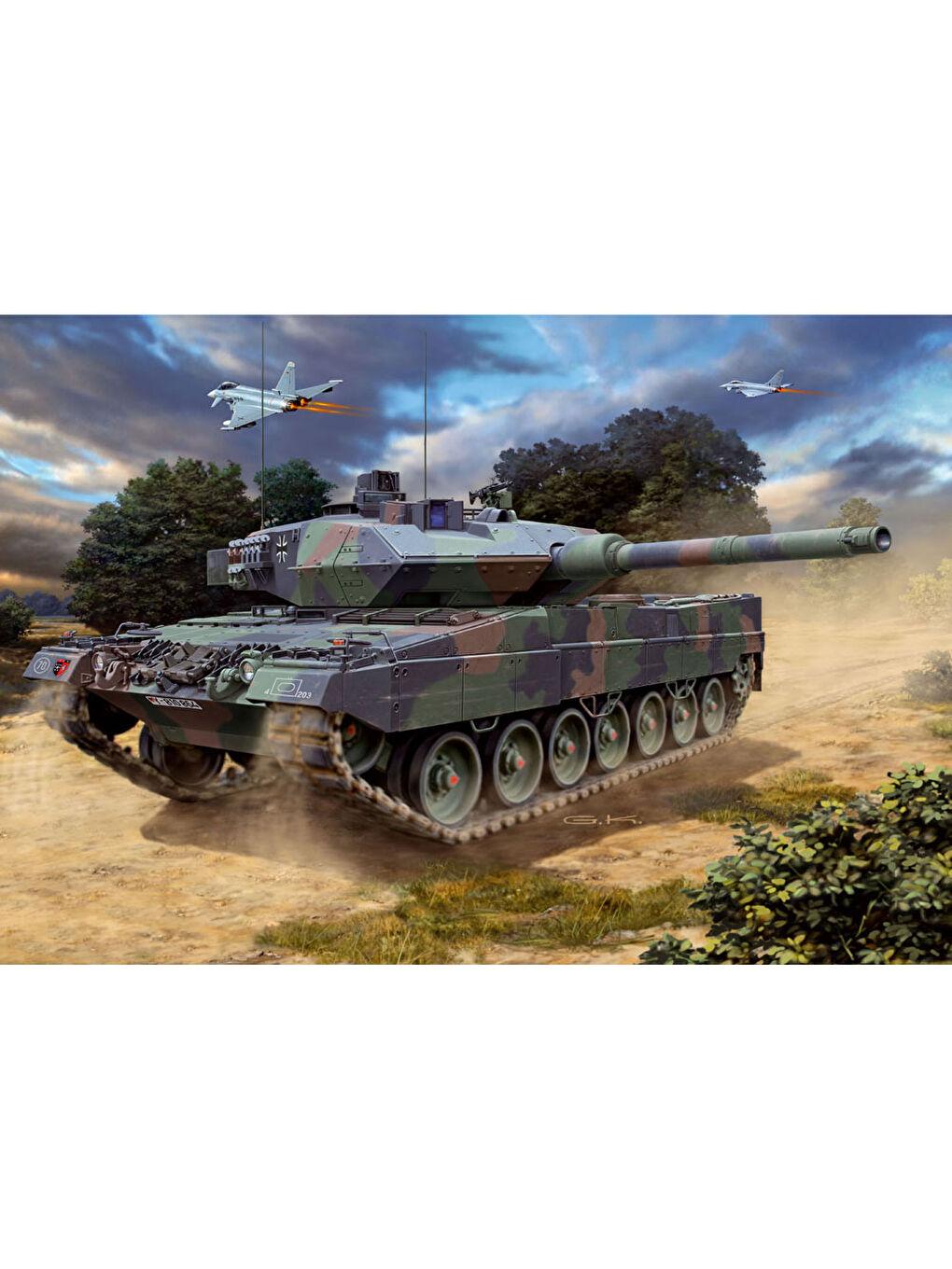 Model Set Askeri Leopard 2A6/A6M 63180-2