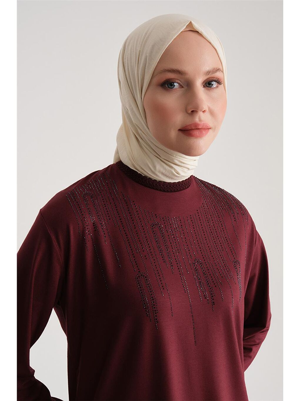 Bordo Penye 24Yd9013 Vişne-3