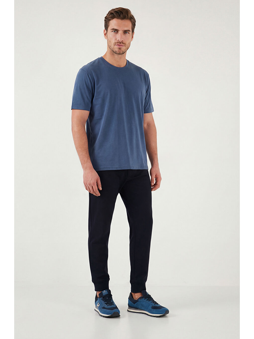 İndigo Regular Fit Bisiklet Yaka T Shirt 5902985-3