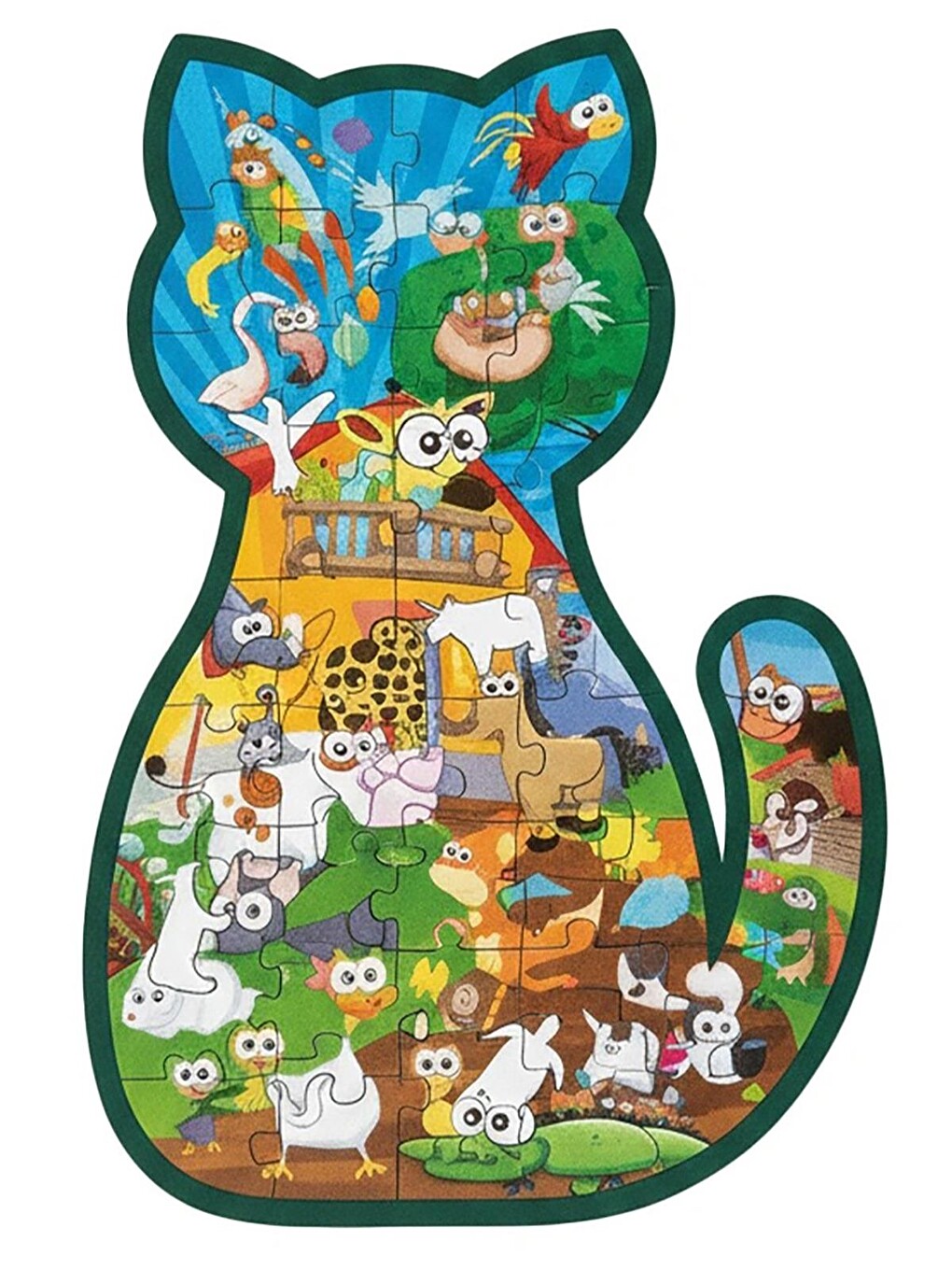 Ahşap Puzzle Evcil Hayvanlar - Standart-1