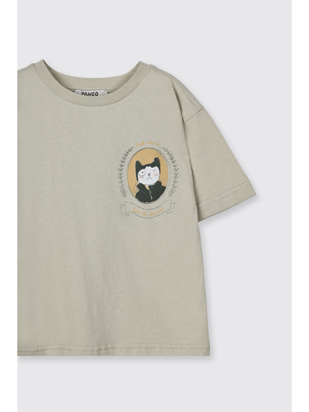 Erkek Çocuk Baskılı T-Shirt Yeşil-2