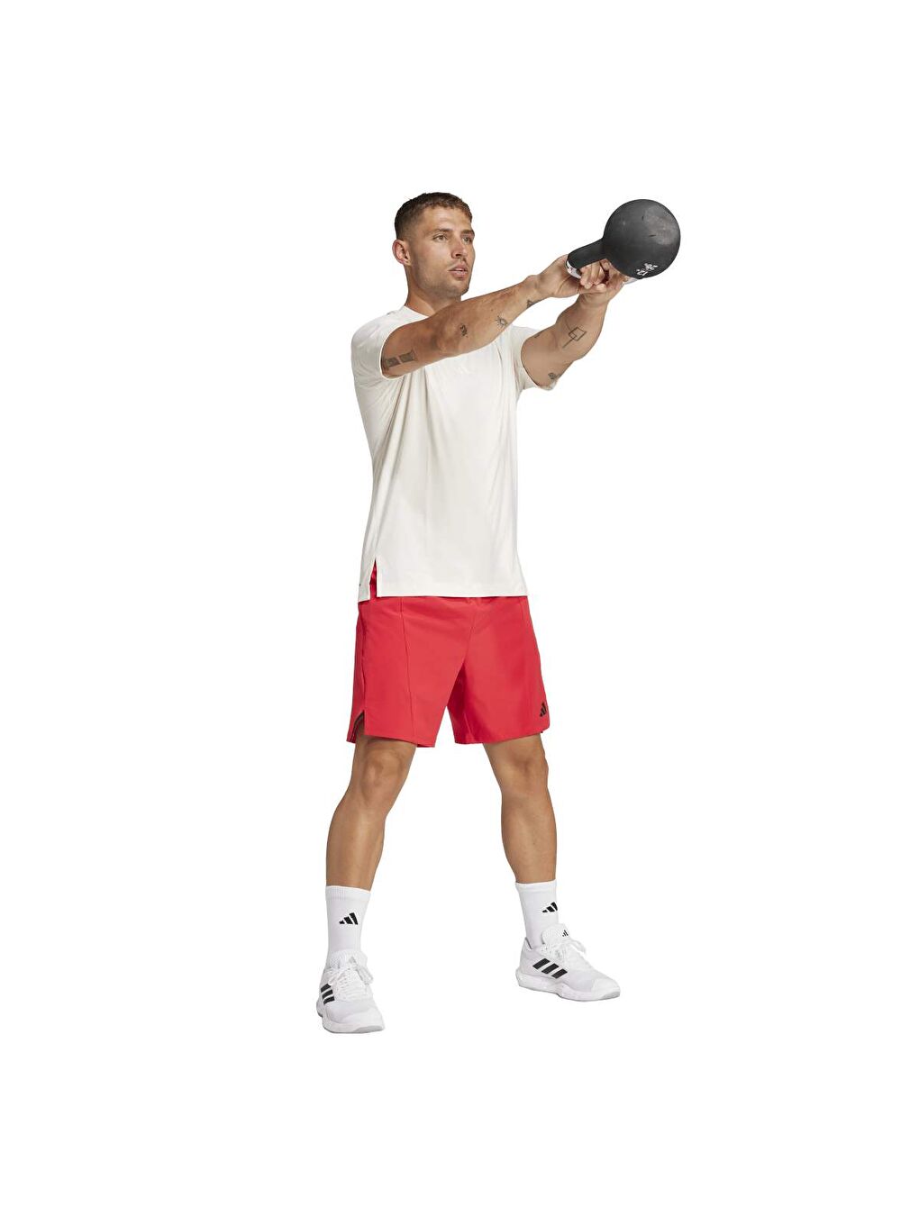 Designed For Training Hybrid Erkek Kırmızı Şort-4