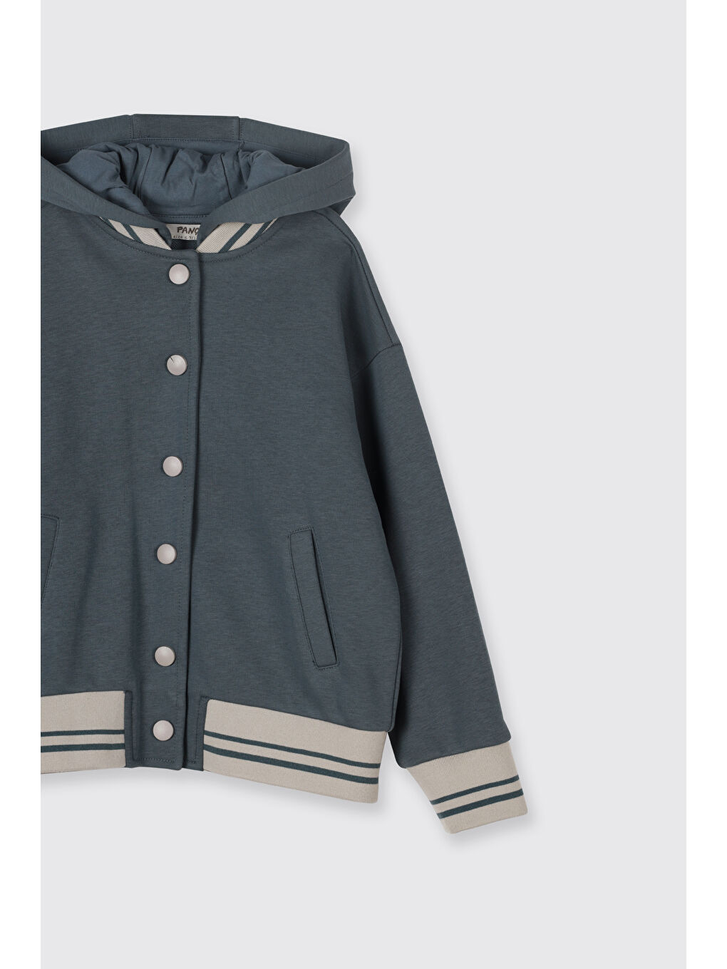 Erkek Çocuk Kapüşonlu Sweatshirt Petrol-4