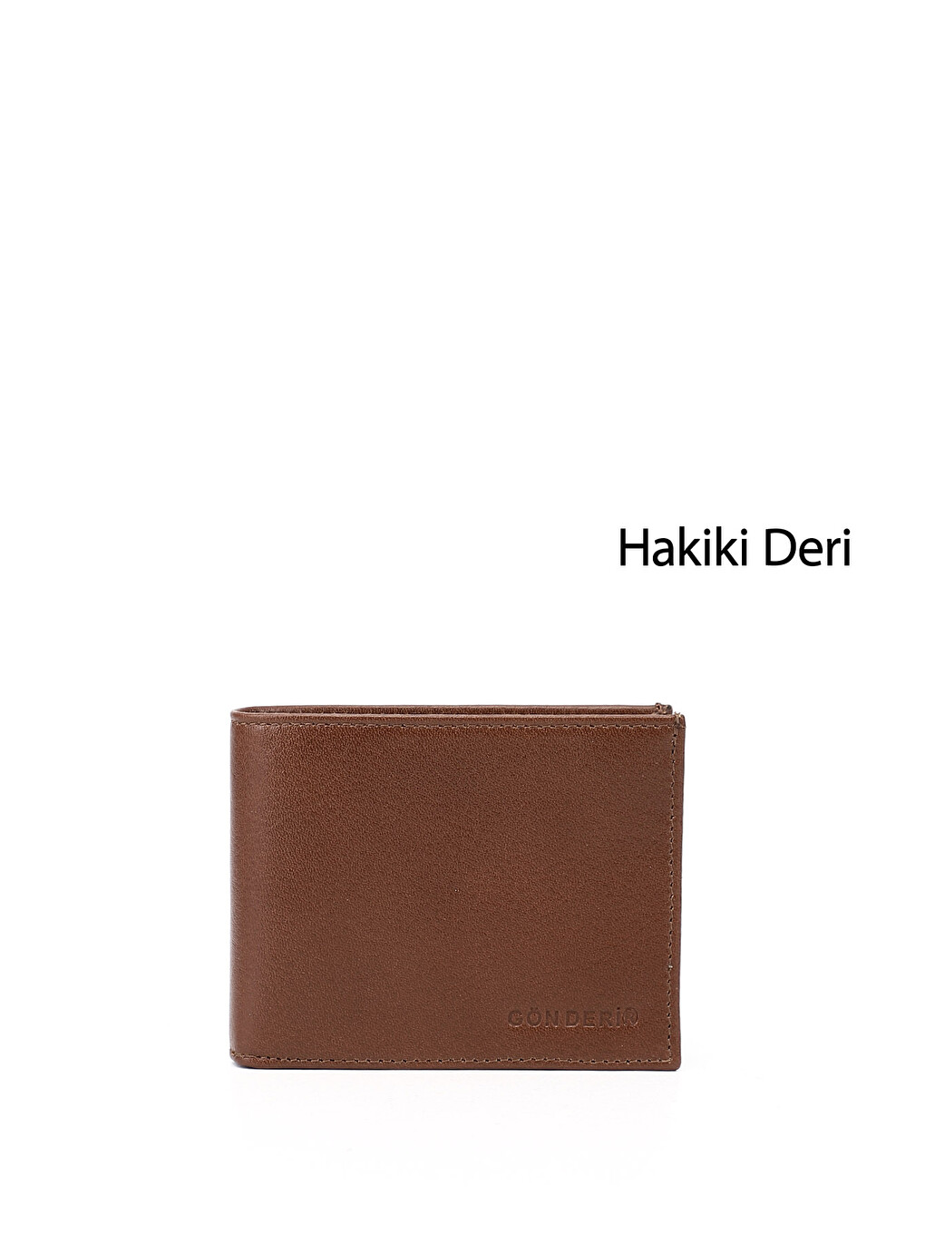 Kahverengi Erkek Taba Kahve Mel. Hakiki Deri Yatay Cüzdan